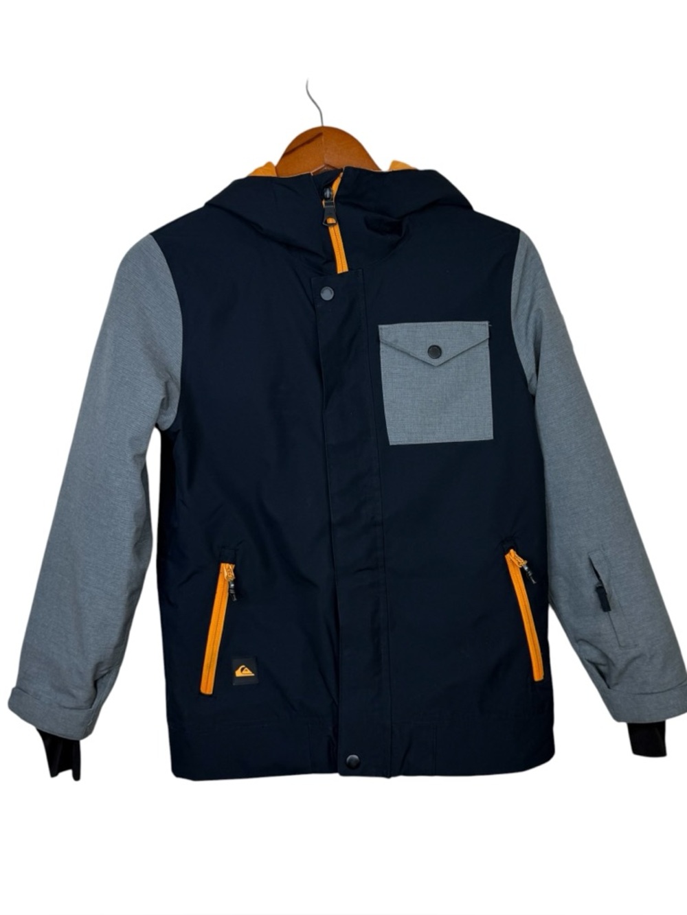 QUIKSILVER Youth RIDGE Snow Jacket Sz Medium (12) Insulated Waterproof Outdoor